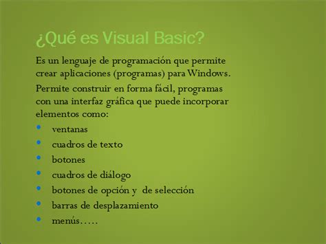 visual basic para que sirve.
